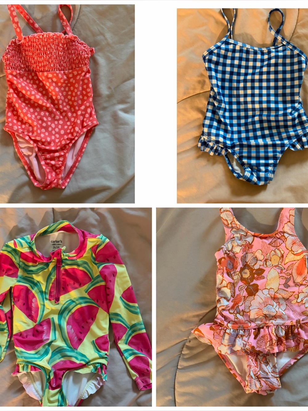 Toddler girls swimsuit bundle